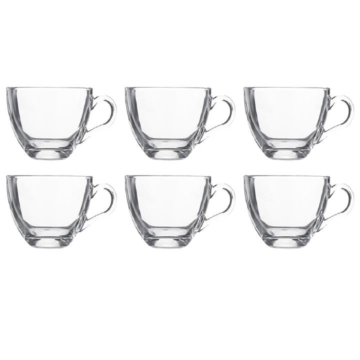 فنجان پاشاباغچه مدل 6 basic کد 55161 بسته 6 عددی Pasabahce Basic 6 55161 Cup Pack of 6